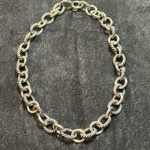 David Yurman Silver Chain Necklace